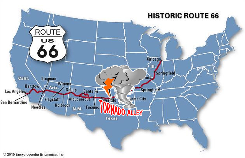 Day 23- Get Your Trix on Route 66 Part I- Tornado Alley